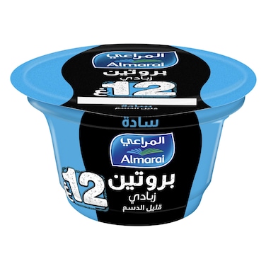 المراعي بروتين، زبادي قليل الدسم سادة 150 جرام