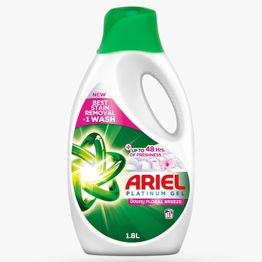 Ariel Floral Breeze Laundry Liquid Detergent, 1.8L