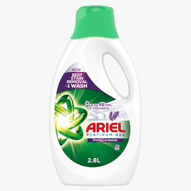 Ariel Lavender Freshness Laundry Liquid Detergent, 2.8L