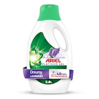 Ariel Lavender Laundry Detergent Liquid Gel Number 1 in Stain Removal with 48 Hours of Freshness 2.8 Litres