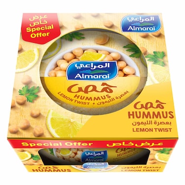 Almarai Hummus Lemon Twist 250g X2