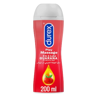 Durex Play Stimulating Massage 2in1 Lubricant Gel, with arousing Guarana 200ml