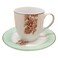 Mychoice 12 Pieces Coffee Cup and Saucer Butterfly Assorted Colors
