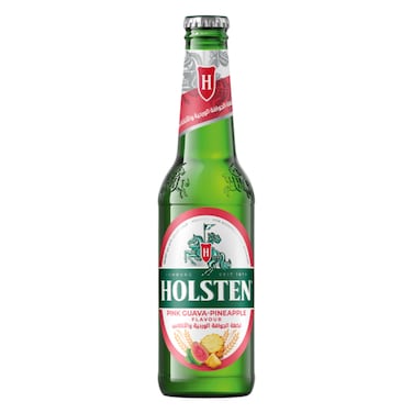هولستن مشروب شعير خالي من الكحول بالجوافة الوردية والأناناس 330مل