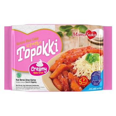Mama Suka Creamy Topokki Korean Rice Cake 134g