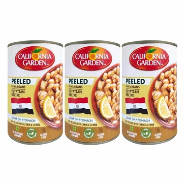 حدائق كاليفورنيا فول مقشرة مصرية 450 جرام * 3