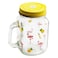 Flamingo Glass Mason Jar, 500ml