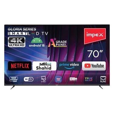 Impex Gloria 70 Inch Smart 4K TV (DVBT2-A13)