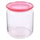 Luminarc - Pot Jar With Lid, 0.75L, Pink Lid
