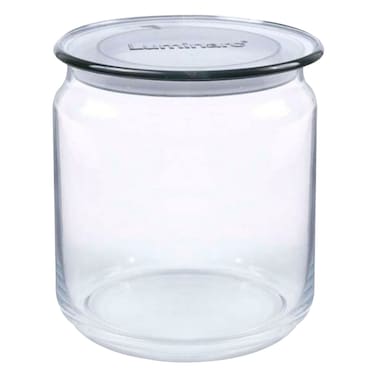 Luminarc Pot Jar with Lid, 0.75L, Grey