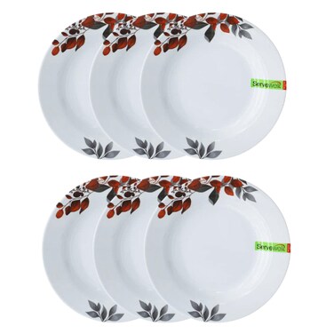Servewell Melamine Dinner Plate Set, 25cm