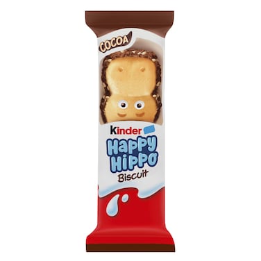 Kinder Happy Hippo Biscuits with Double Cream Filling, 21g