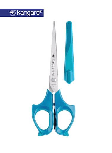 Stainless Steel Scissors 7 Inch with Safety Cap for Home &amp; Office