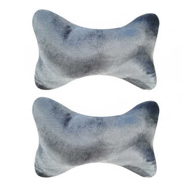 وسادة دعم الرقبة من إسفنج الذاكرة - تصميم مريح لتخفيف آلام الرقبة، ودعم مريح للسيارة والمكتب والسفر