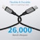 EZRA PD20W Type-C to Lightning Fast Charging Cable DC286, 1 Meter, Nylon Braided, High-Speed Data Transfer, Durable Tinned Copper Core, Compatible with iPhone and iPad

