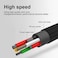 Microdigit Type C to Lightning PD Data Cable &ndash; 1.2 Meter Long, 20W Quick Charging, Nylon Braided, Durable Design, Compatible with iPhone, iPad, and More &ndash; Fast Charging Cable

