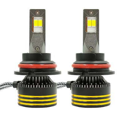 مصباح أمامي LED من Golden Camel 9007 - 120 واط، 45000 لومن، إضاءة عالية الأداء لتحسين الرؤية - موديل 9007