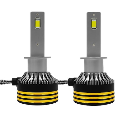 مصباح أمامي LED H1 من Golden Camel - 120 واط، 45000 لومن، إضاءة سيارات عالية الأداء لتحسين الرؤية الليلية