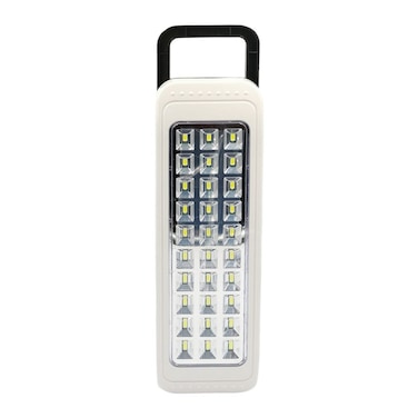 WEIDASI WD-823AD LED Emergency Light, Rechargeable, AC/DC Charging, 2 Brightness Levels, Portable, Long Battery Life, With Handle, 30 SMD Lights

