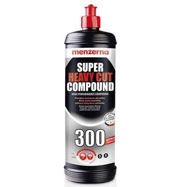 Menzerna Super Heavy Cut Compound 300 - Advanced High-Performance Polishing Solution for Deep Scratch Removal, Swirl Marks, and Oxidation

