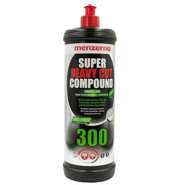 Menzerna Super Heavy Cut Compound 300 Green Line - High-Performance Polishing Compound for Deep Scratch Removal, VOC-Free Formula

