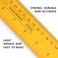 DEFAONS 25cm Hardened Steel L-Square Angle Ruler with Lightweight Aluminum Handle &ndash; Accurate Carpentry Tool
