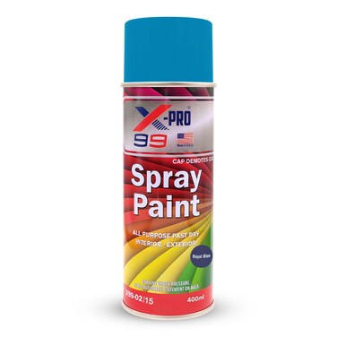 X-PRO 99 Royal Blue Spray Paint 400ml X99-02/15 &ndash; Gloss Finish &ndash; Interior &amp; Exterior Use

