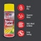X-PRO 99 Yellow Gloss Spray Paint for Interior and Exterior Use &ndash; X99-02/41 &ndash; 400ml

