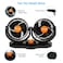 Mitchell HX-T312 5&Prime; Dual Vehicle Fan, 24 V DC, Two-Speed for Trucks, SUVs, Cars

