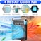 WEEDASI WD-3555 Portable 4-in-1 Air Cooler   USB-C Power   600ml Tank   Humidifier &amp; Fan with LED Light

