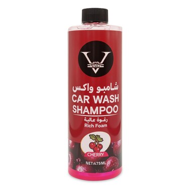 شامبو السيارات برائحة الكرز من إيفوك، ٤٧٥ مل   رغوة عالية   درجة حموضة متوازنة   غسيل خالٍ من الخدوش لجميع الأسطح