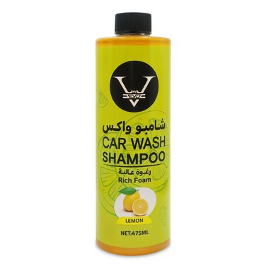 شامبو إيفوك للسيارات برائحة الليمون، ٤٧٥ مل   رغوة عالية   آمن على الطلاء والعجلات والزجاج   تركيبة متوازنة الحموضة