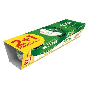 Activia Greek Yogurt Cereal Oat 150g Pack of 3