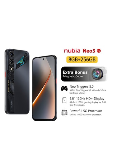 زد تي إي BLADE Z2571N Neo 5 5G 8+256GB BLACK - أسود (نسخة دولية)