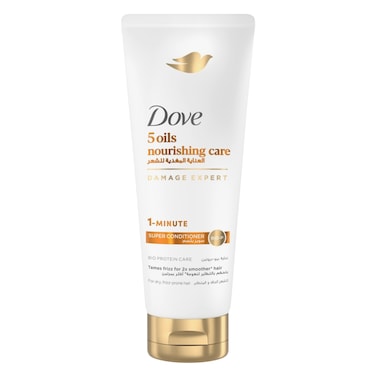 Dove 1 Minute Super Conditioner, 5 Oils Nourishing Care, 180ml