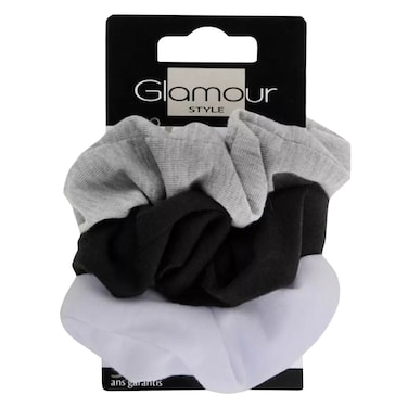 Glamour Style Hair Scrunchies 3 Pieces