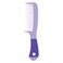 Intervion Beauty Expert Rubber Handle Hair Comb Purple