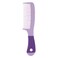 Intervion Beauty Expert Rubber Handle Hair Comb Purple