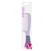 Intervion Beauty Expert Rubber Handle Hair Comb Purple