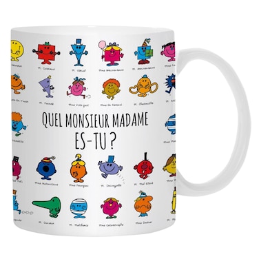 Quel Monsieur Madame Heat Changing Color Mug