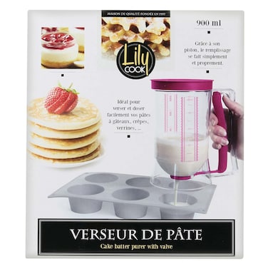 Lily Cook Piston Cake Dough Pourer 900ml (M18)