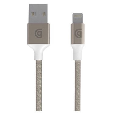 Griffin - 1M Charge/Sync Cable, Braided Lightning  Gold,Fast And More Powerful