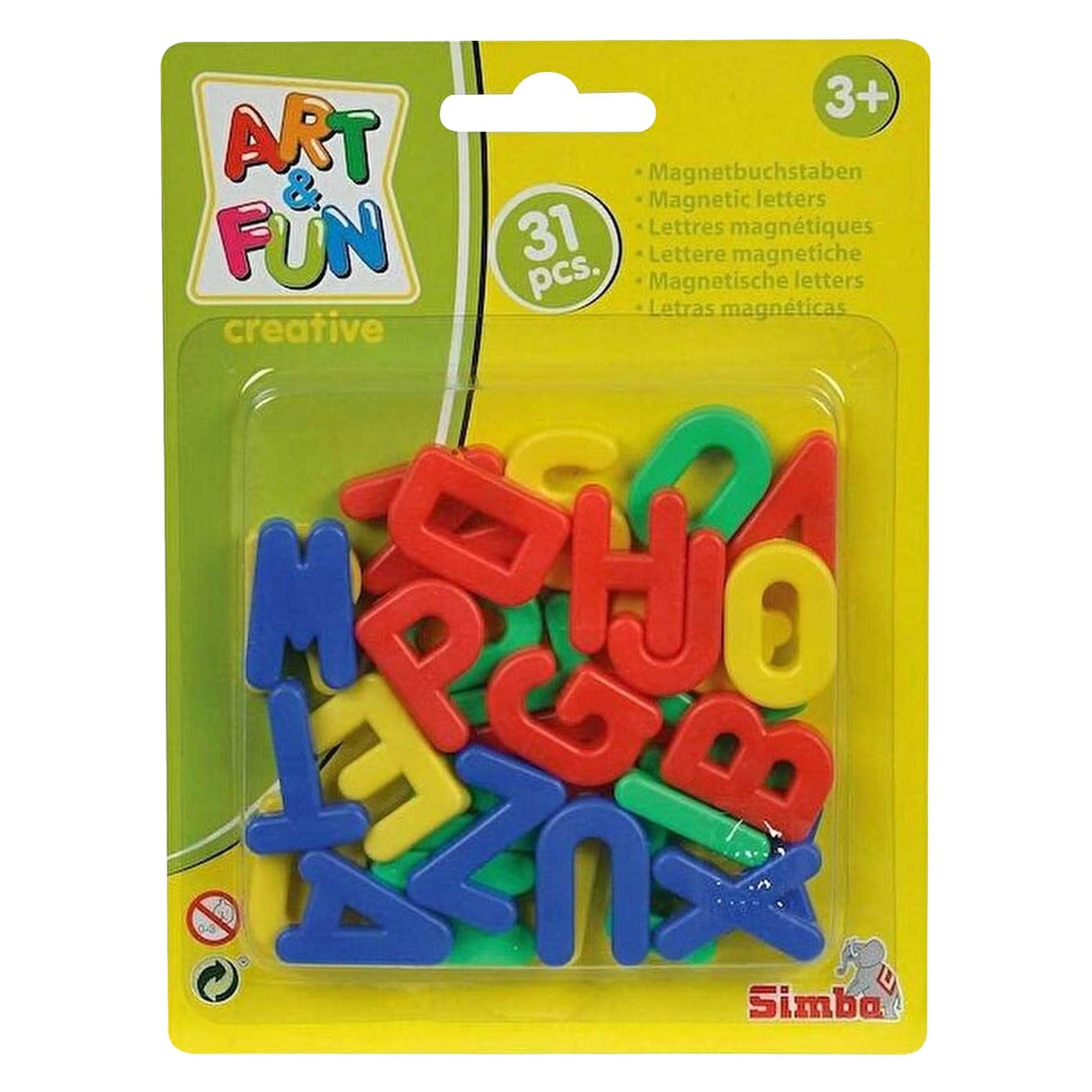 Magnetic Uppercase Letters 154 pièces