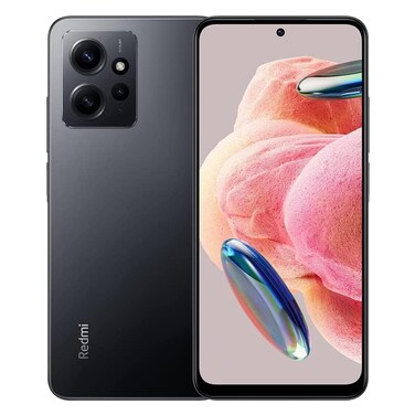 شاومي ريدمي نوت 12، رام 4 جيجابايت، 128 جيجابايت، رمادي أونيكس، شاشة AMOLED سلسة 120 هرتز، معالج قوي سنابدراجون