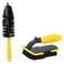 Dunlop Wheel Cleaning Brush 2 Pieces Black &amp; Yellow
