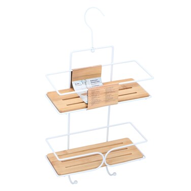 باث آند شاور رف حمام بطبقتين مع خطاف