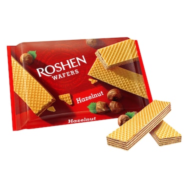 ROSHEN CHOC HAZELNUT WAFERS 72G