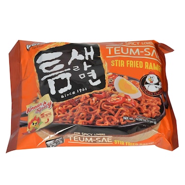 Paldo Teumsae Stir Ramen Korean Noodles 130g