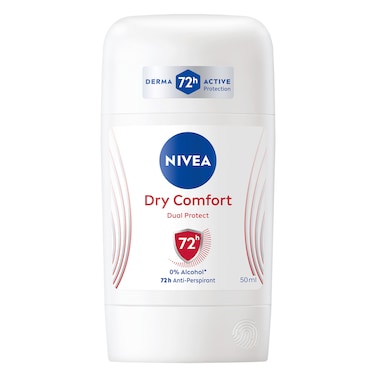 NIVEA Dry Comfort, Antiperspirant for Women, Quick Dry, Stick 50ml