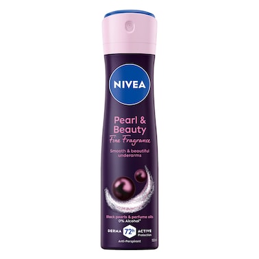 NIVEA Antiperspirant for Women Pearl &amp; Beauty Black Pearl Spray 150ml